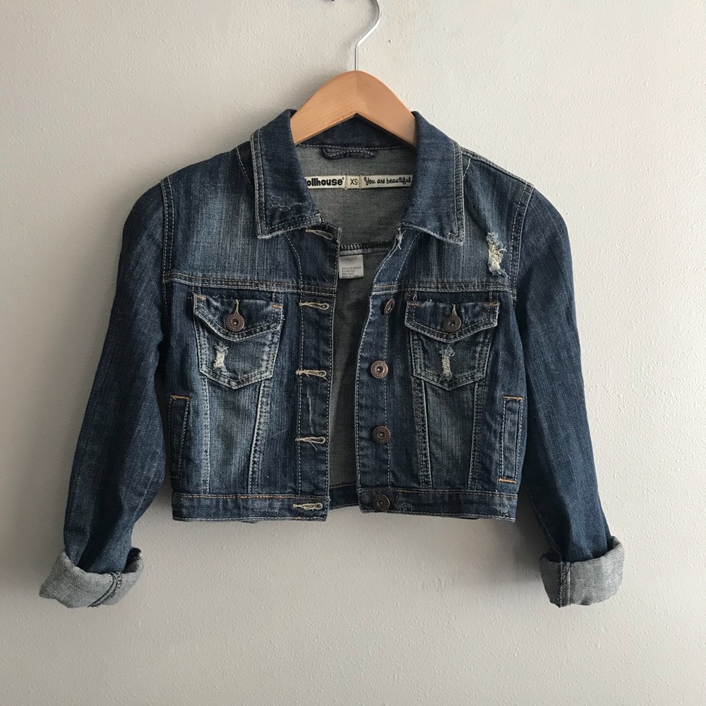 Cropped Denim Jacket